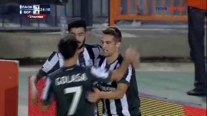 ΠΑΟΚ - Βέροια 4-1 8η Αγ. (HL_26-10-2014)