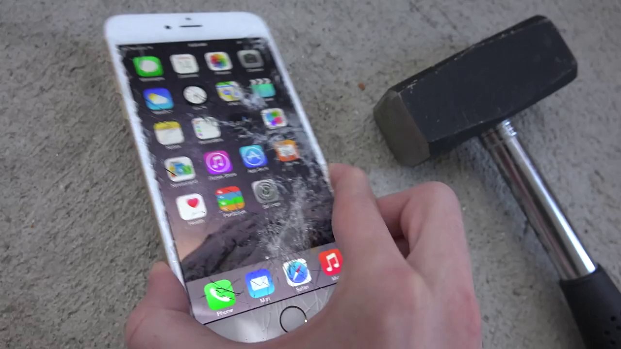 iPhone 6 Plus - Hammer Drop Test (4K)