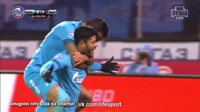 Hulk marca e Zenit goleia pelo Campeonato Russo