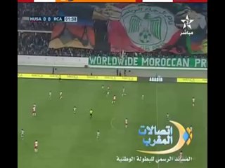TIFO RAJA VS HUSA تيفو الرجاء البيضاوي  و الحسنية