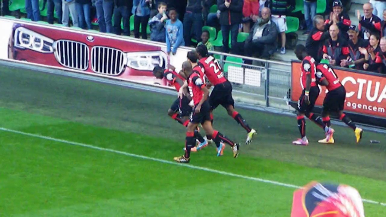 26/10/2014 : SRFC-LOSC : célébration Doucouré (54')