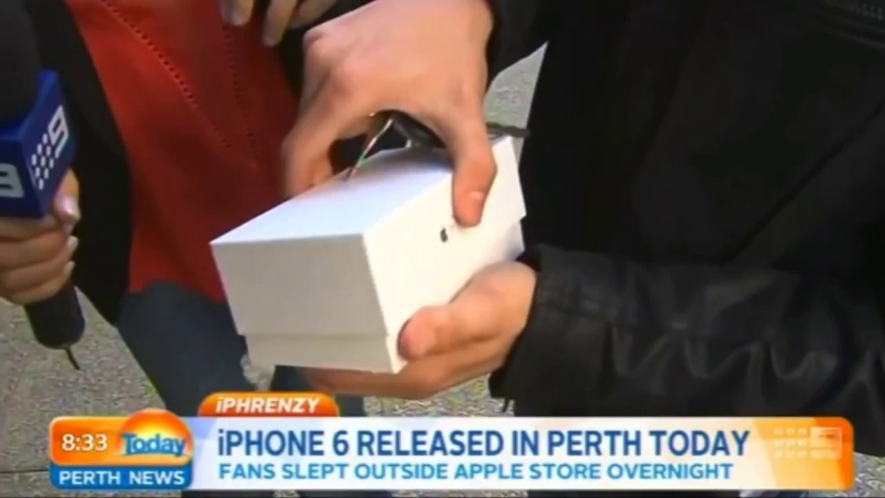 First Iphone 6 Drop Test! Perth