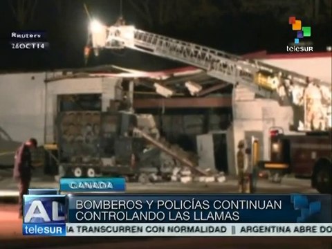 Canadá: explosión en fábrica de productos químicos deja 5 heridos