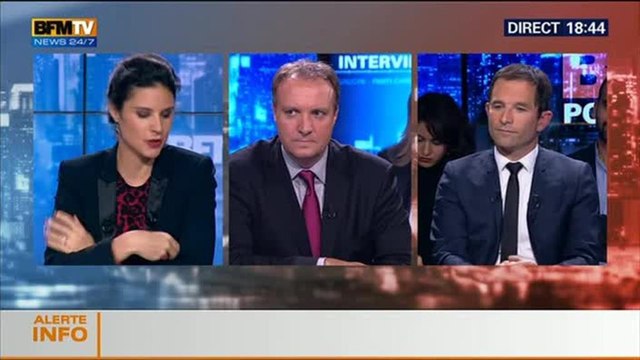 BFM Politique: L'interview de Benoît Hamon par Jérôme Béglé (3/6) - 26/10