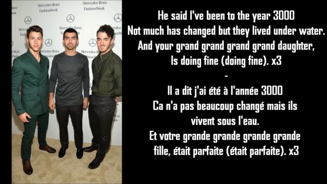 Jonas Brothers - Year 3000 (Paroles / Lyrics)