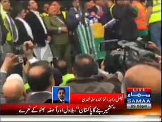 Bilawal Bhutto Attacked during Million March in London | Live Pak News