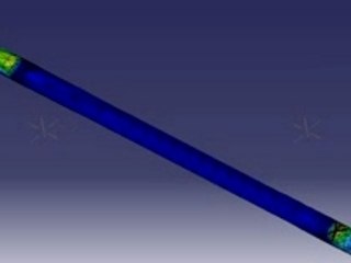 simulation flexion arbre Formule FFSA