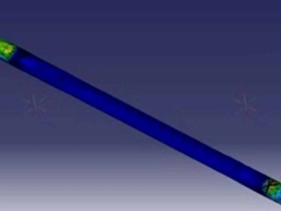 simulation flexion arbre Formule FFSA