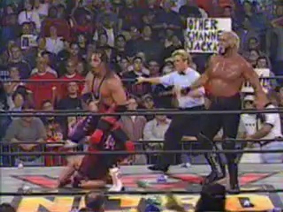 hulk hogan vs bret hart (wcw nitro 1998)