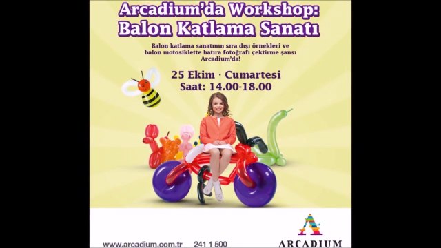 BALONLARIN EFENDİSİ ARCADIUM AVM BALON KATLAMA SANATI PERFORMANS