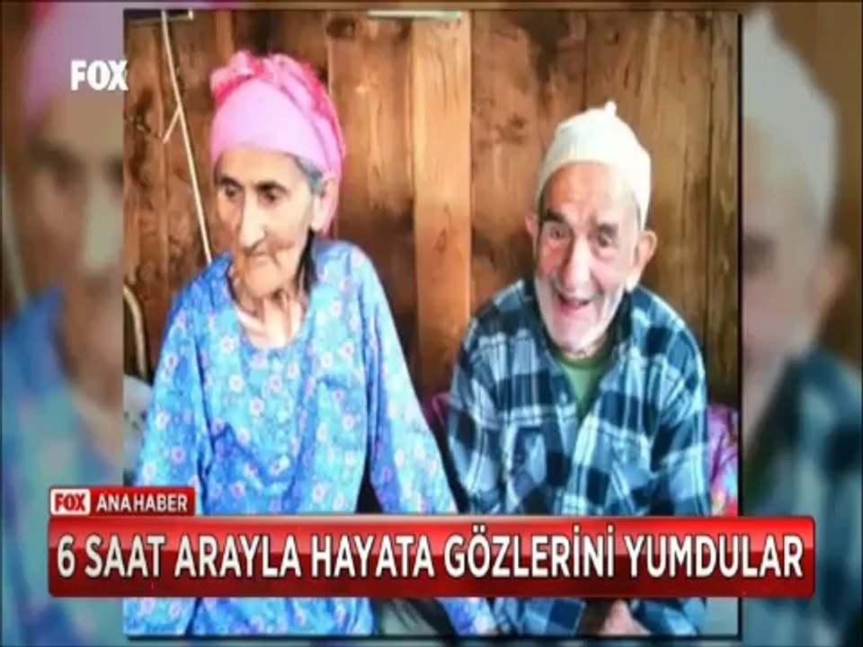 Ölüm Bile Onları Ayıramadı 6 Saat arayla Hayata Gözlerini Yumdular