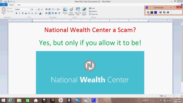 National Wealth Center Scam? Make Money?