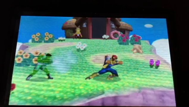 SSB4 Super Smash Bros 3DS:Little Mac VS Level 9 CPU Captain Falcon