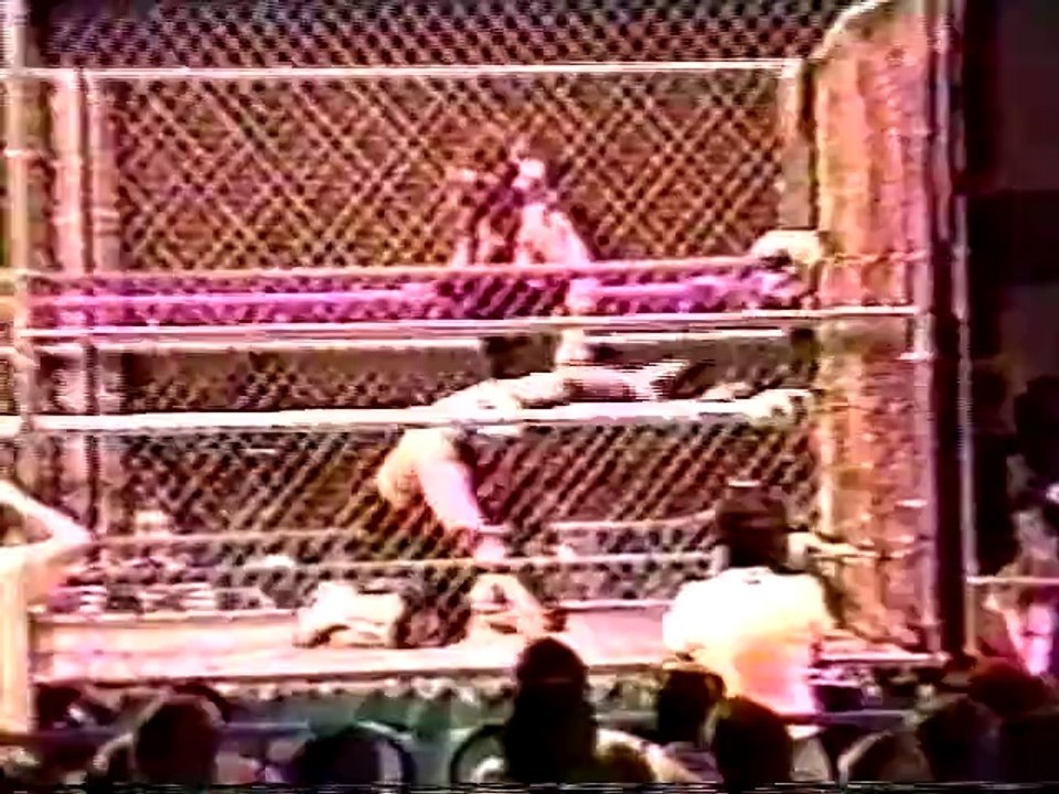 Cactus Jack vs Eddie Gilbert, 2out3 Matches, Cage Match (1991.08.03 TWA) 03