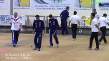 Finale Majorel contre Bilon, première étape du Super 16, saison 2014 2015, Sport Boules, Montélimar 2014
