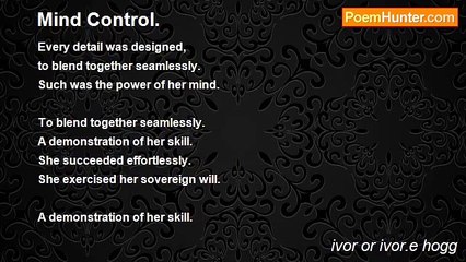 ivor or ivor.e hogg - Mind Control.