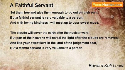 Edward Kofi Louis - A Faithful Servant