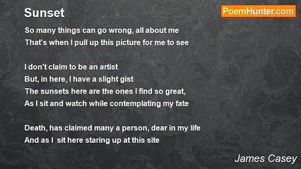 James Casey - Sunset