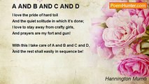 Hannington Mumo - A AND B AND C AND D