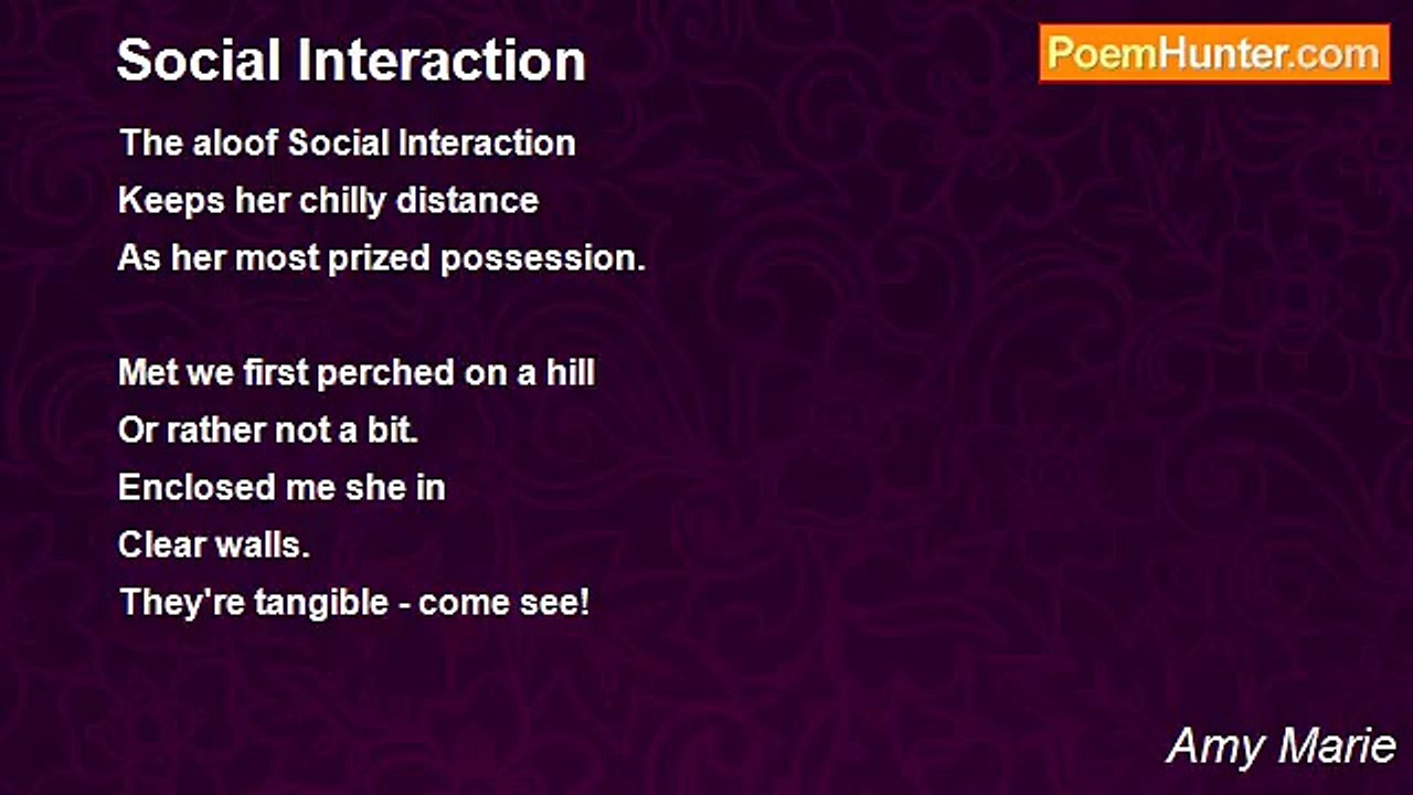 Amy Marie - Social Interaction