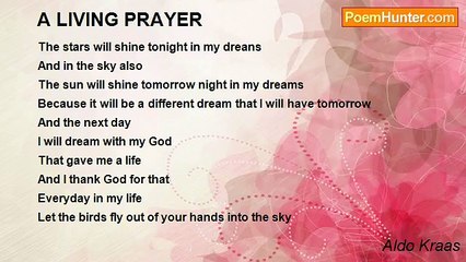 Aldo Kraas - A LIVING PRAYER
