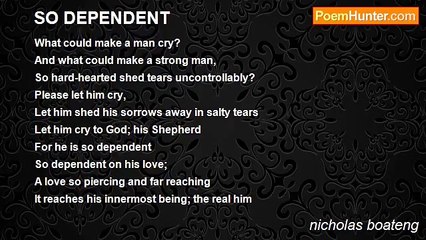 nicholas boateng - SO DEPENDENT