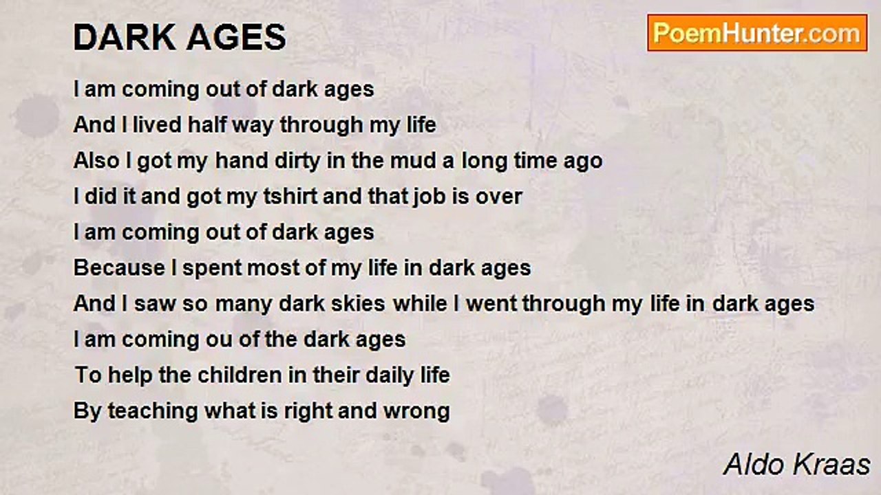 Aldo Kraas - DARK AGES
