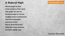 Carolyn Brunelle - A Natural High