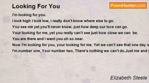 Elizabeth Steele - Looking For You