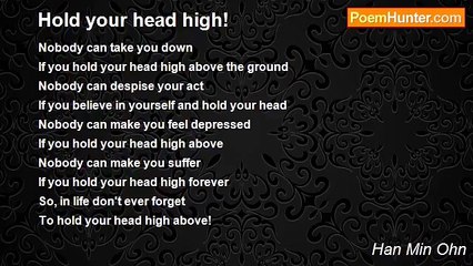 Han Min Ohn - Hold your head high!