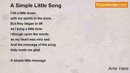 Anie Vans - A Simple Little Song