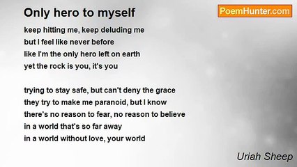 Uriah Sheep - Only hero to myself