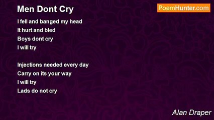 Alan Draper - Men Dont Cry