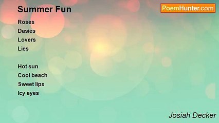 Josiah Decker - Summer Fun