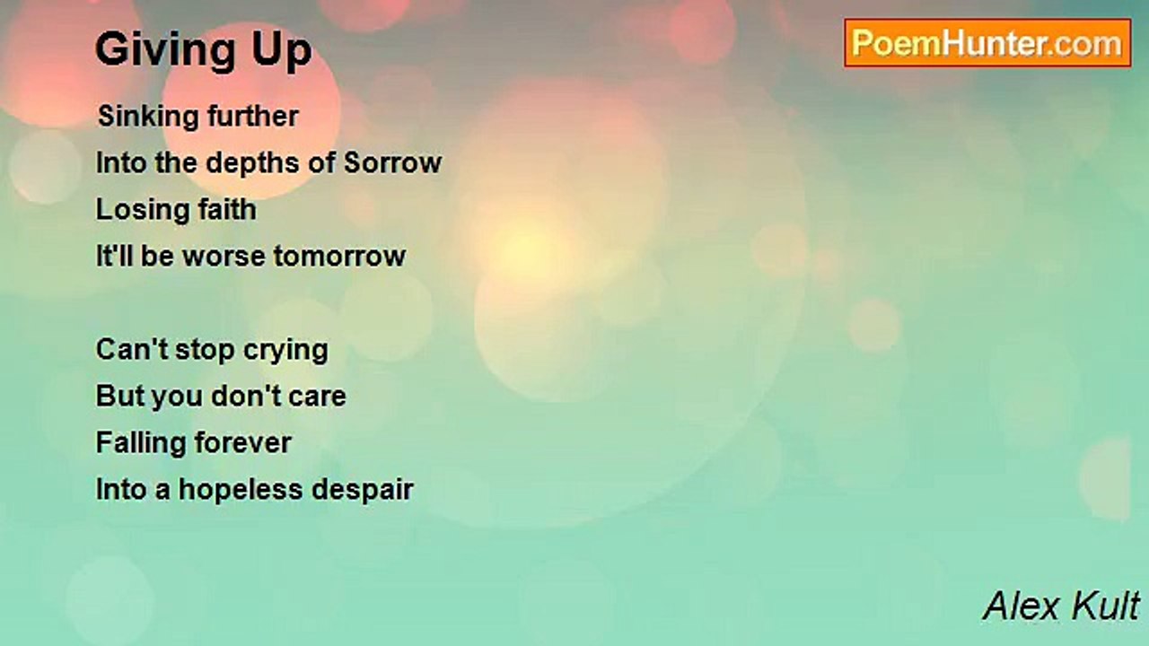 Alex Kult - Giving Up