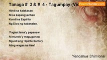 Yehoshua Shim'onai - Tanaga #  3 & #  4 - Tagumpay (Victory)