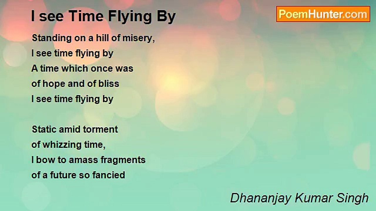 Dhananjay Kumar Singh - I see Time Flying By