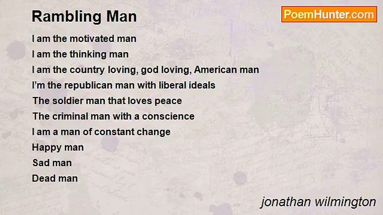 jonathan wilmington - Rambling Man