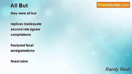 Randy Resh - All But