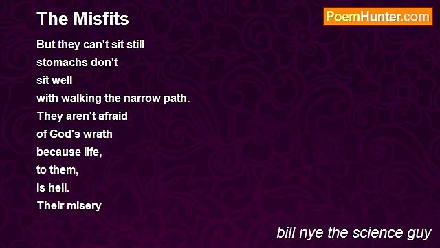 bill nye the science guy - The Misfits