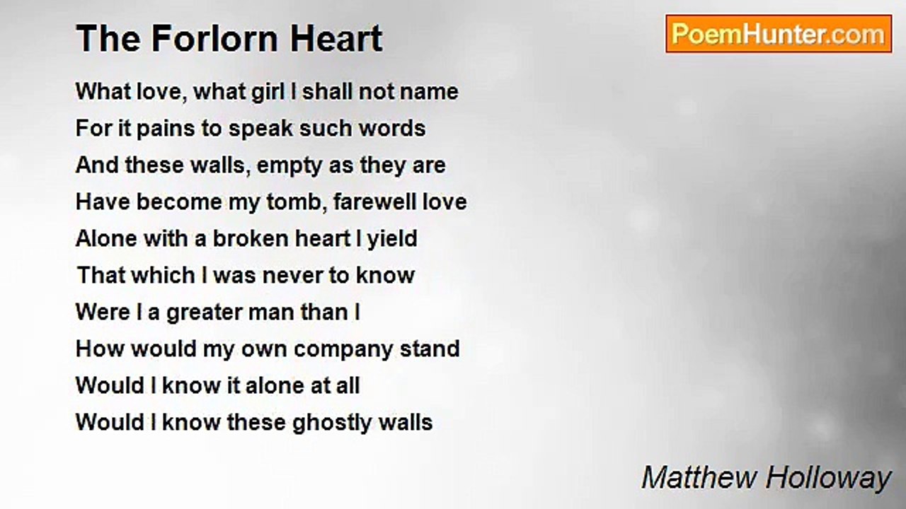 Matthew Holloway - The Forlorn Heart