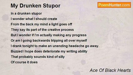Ace Of Black Hearts - My Drunken Stupor