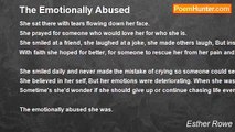 Esther Rowe - The Emotionally Abused