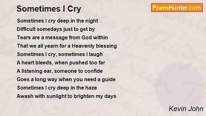 Kevin John - Sometimes I Cry