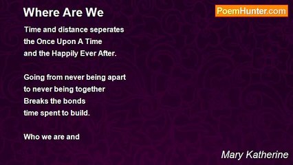 Mary Katherine - Where Are We