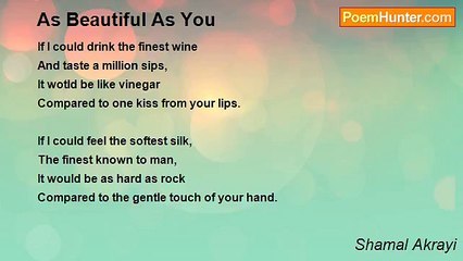 Shamal Akrayi - As Beautiful As You