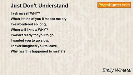 Emily Wimetal - Just Don't Understand