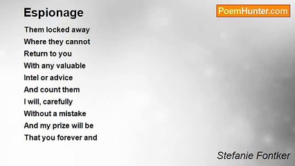 Stefanie Fontker - Espionage