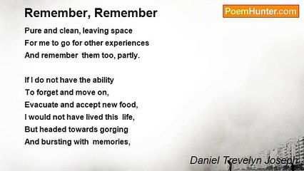 Daniel Trevelyn Joseph - Remember, Remember