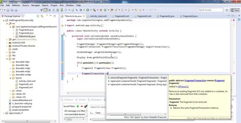 Add Fragment Dynamically